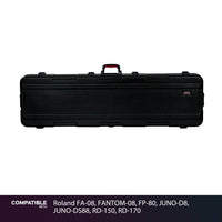 Gator Slim XL Travel Case for Roland FA-08, FANTOM-08, FP-80, JUNO-D8, JUNO-DS88, RD-150, RD-170
