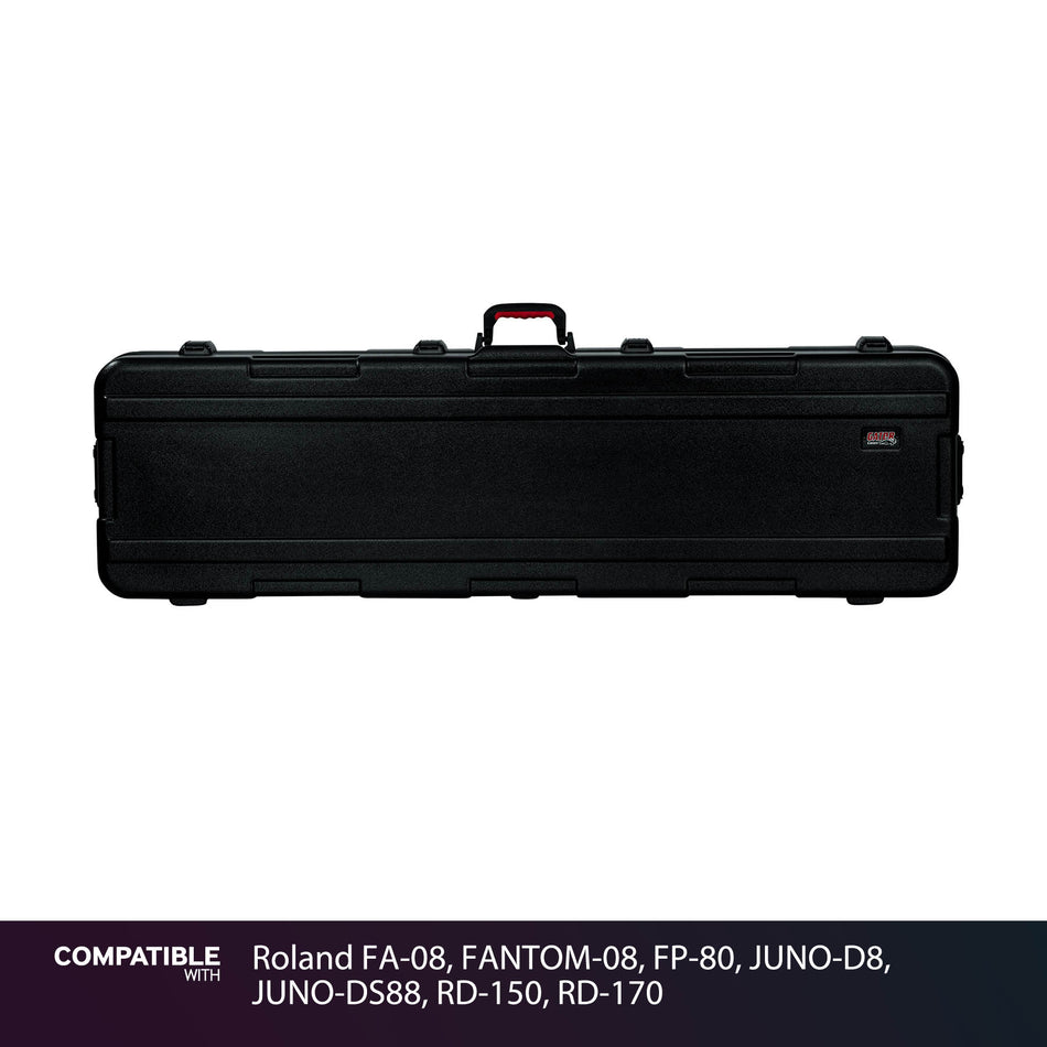 Gator Slim XL Travel Case for Roland FA-08, FANTOM-08, FP-80, JUNO-D8, JUNO-DS88, RD-150, RD-170