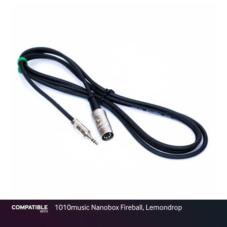 Rapco 1/8" TRS MIDI Type-A Cable for 1010music Nanobox Fireball, Lemondrop