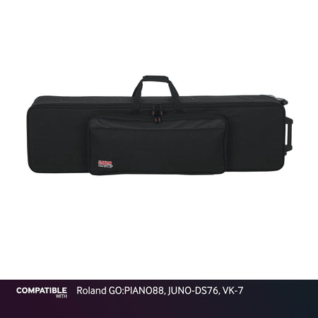 Gator Keyboard Case for Roland GO:PIANO88, JUNO-DS76, VK-7