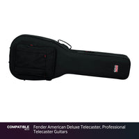 Gator Lightweight Case for Fender American Deluxe Telecaster, Professional Telecaster Guitars