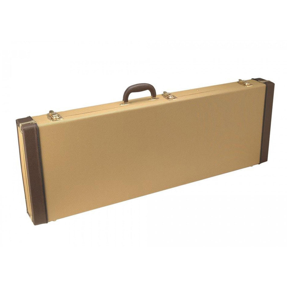On-Stage GCE6000T Tweed Hardshell Electric Guitar Wood Case