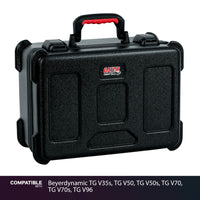 Gator 15 Mic Travel Case for Beyerdynamic TG V35s, TG V50, TG V50s, TG V70, TG V70s, TG V96