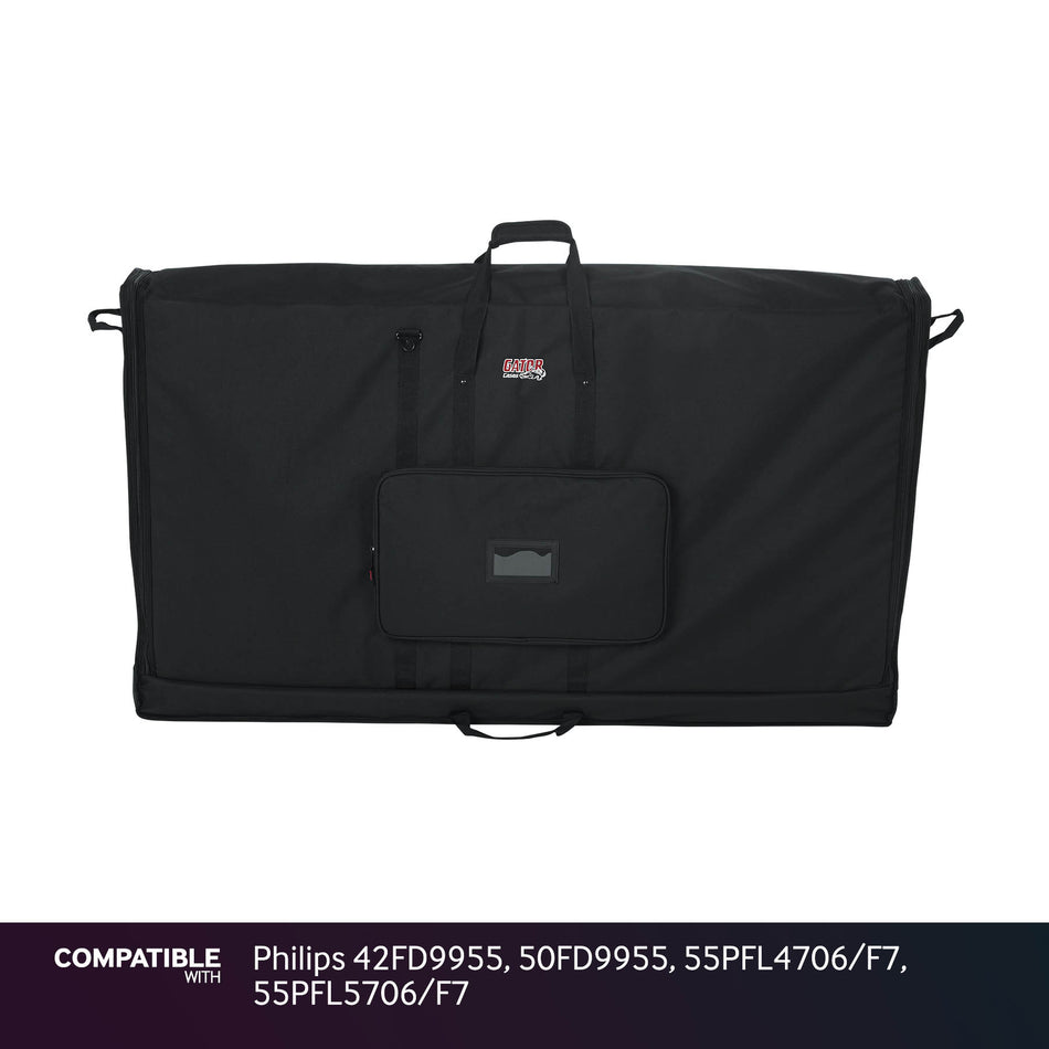 Gator 60" Transport Bag for Philips 42FD9955, 50FD9955, 55PFL4706/F7, 55PFL5706/F7