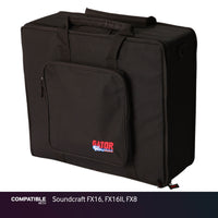 Gator Lightweight 18" x 22" Case for Soundcraft FX16, FX16II, FX8