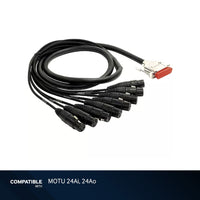 Mogami 10-foot DB-25 to XLRF 8-Channel Analog Snake for MOTU 24Ai and 24Ao