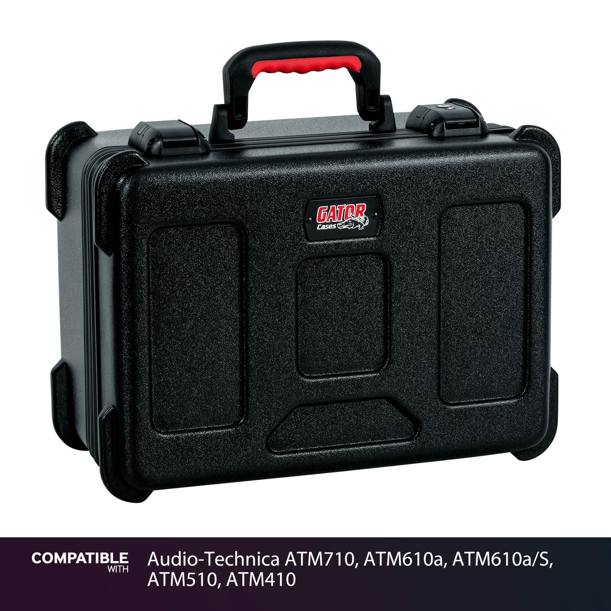 Gator 30 Mic Travel Case for Audio-Technica ATM710, ATM610a, ATM610a/S, ATM510, ATM410