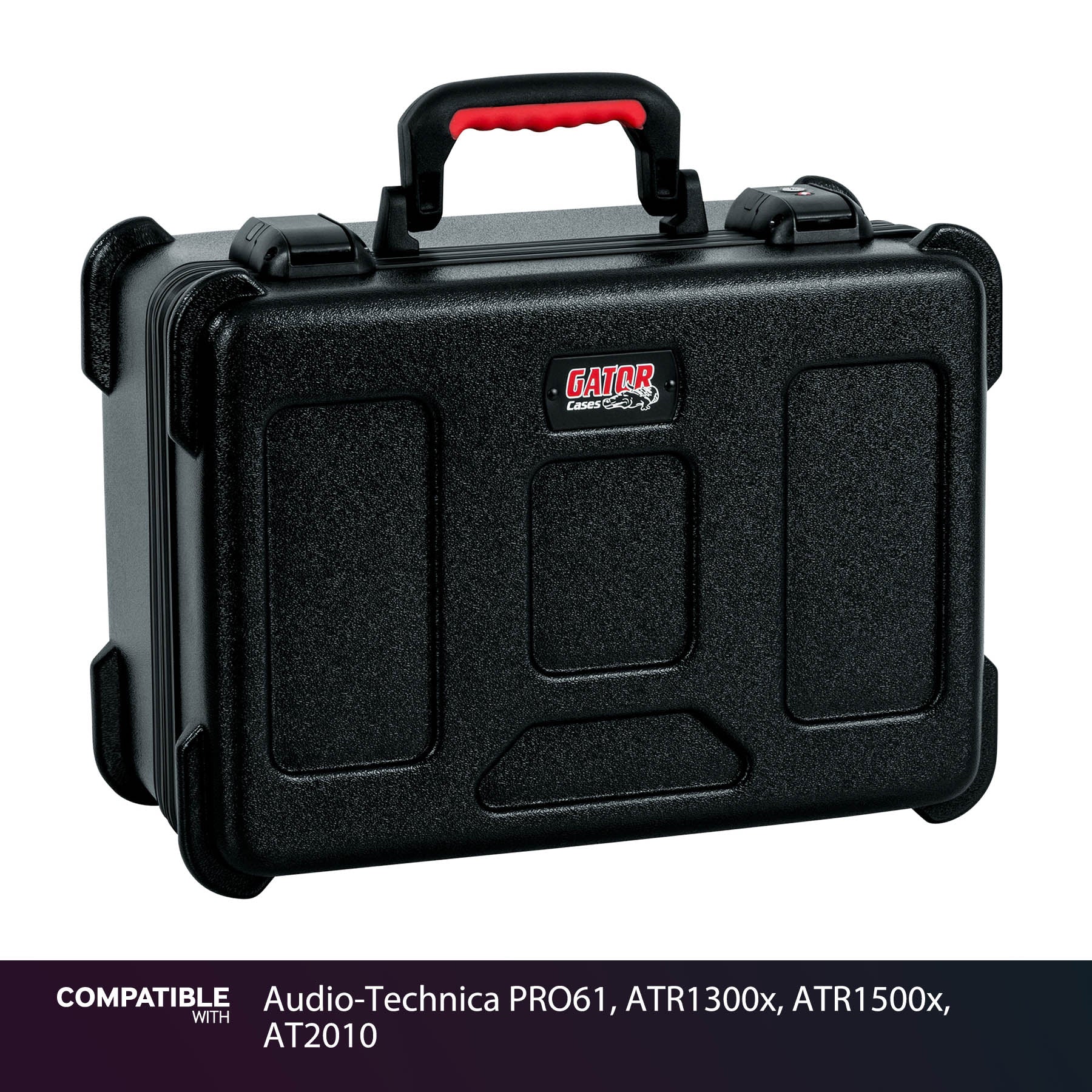 Gator 30 Mic Travel Case for Audio-Technica PRO61, ATR1300x, ATR1500x, AT2010