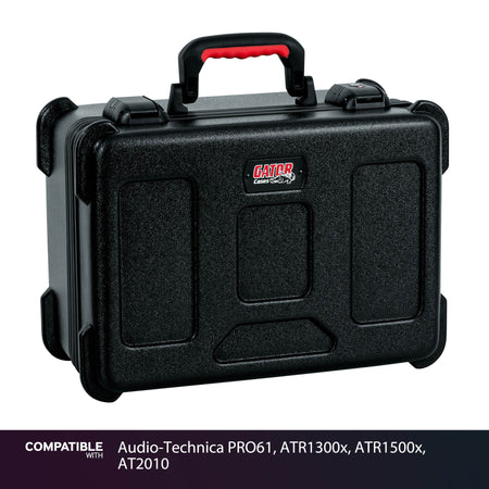 Gator 30 Mic Travel Case for Audio-Technica PRO61, ATR1300x, ATR1500x, AT2010
