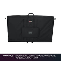 Gator 60" Transport Bag for Sony FWD50PX2/B, FWD-50PX2/B, FWD50PX2/S, FWD-50PX2/S, KDL-46XBR4