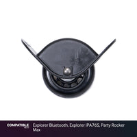 ION Wheel Assembly for Explorer Bluetooth, Explorer iPA76S, Party Rocker Max