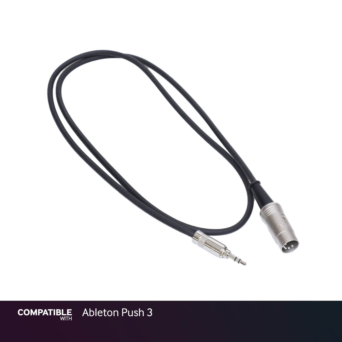 Rapco 1/8" TRS MIDI Type-A Cable for Ableton Push 3