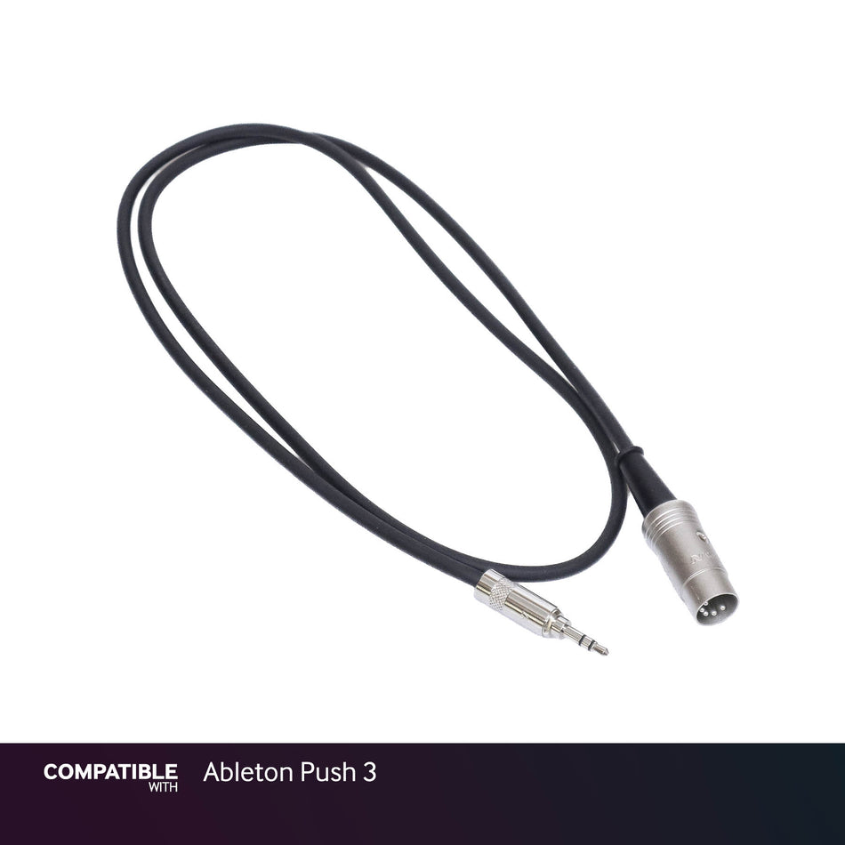Rapco 1/8" TRS MIDI Type-A Cable for Ableton Push 3