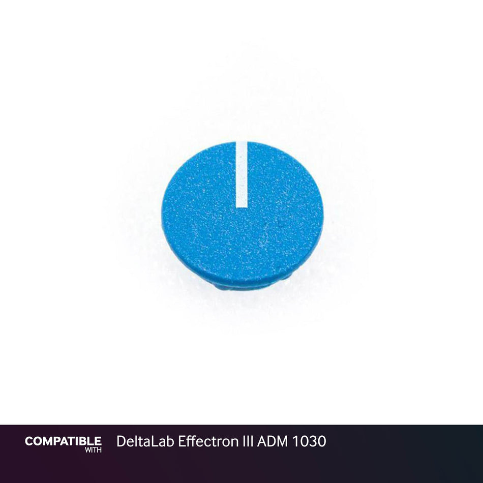 Blue Knob Cap with Line for DeltaLab Effectron III ADM 1030