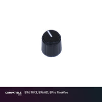 MOTU Black Knob with Indicator Line for 896 MK3, 896HD, 8Pre FireWire