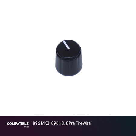 MOTU Black Knob with Indicator Line for 896 MK3, 896HD, 8Pre FireWire