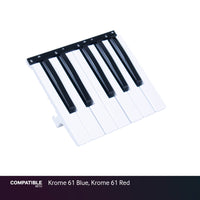 Korg Semi-Weighted 12-Key Assembly for Krome 61 Blue, Krome 61 Red