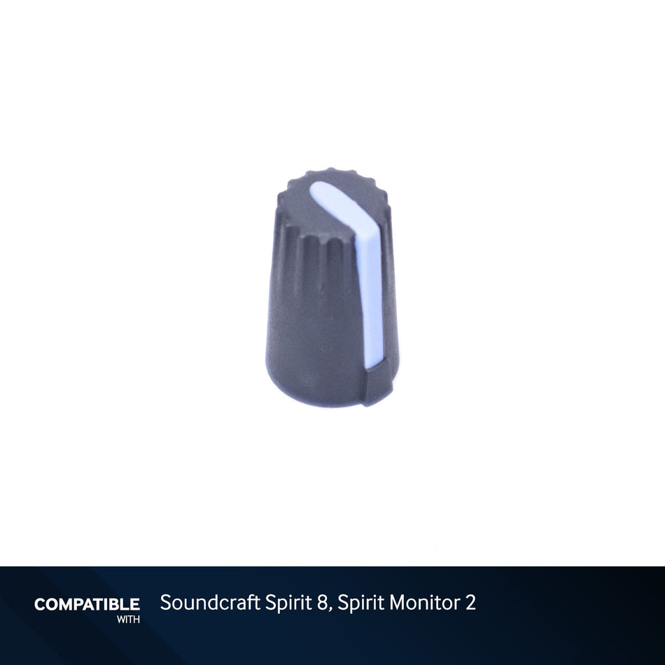 Soundcraft Gray Knob with Blue Line for Spirit 8, Spirit Monitor 2