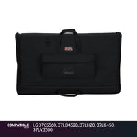 Gator LCD Screen Gig Bag for LG 37CS560, 37LD452B, 37LH20, 37LK450, 37LV3500