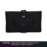Gator LCD Screen Gig Bag for Philips 40PFL7705DV/F7B, 40PFL4707/F7, 40PFL4907/F7, 40PFL7705DV/F7