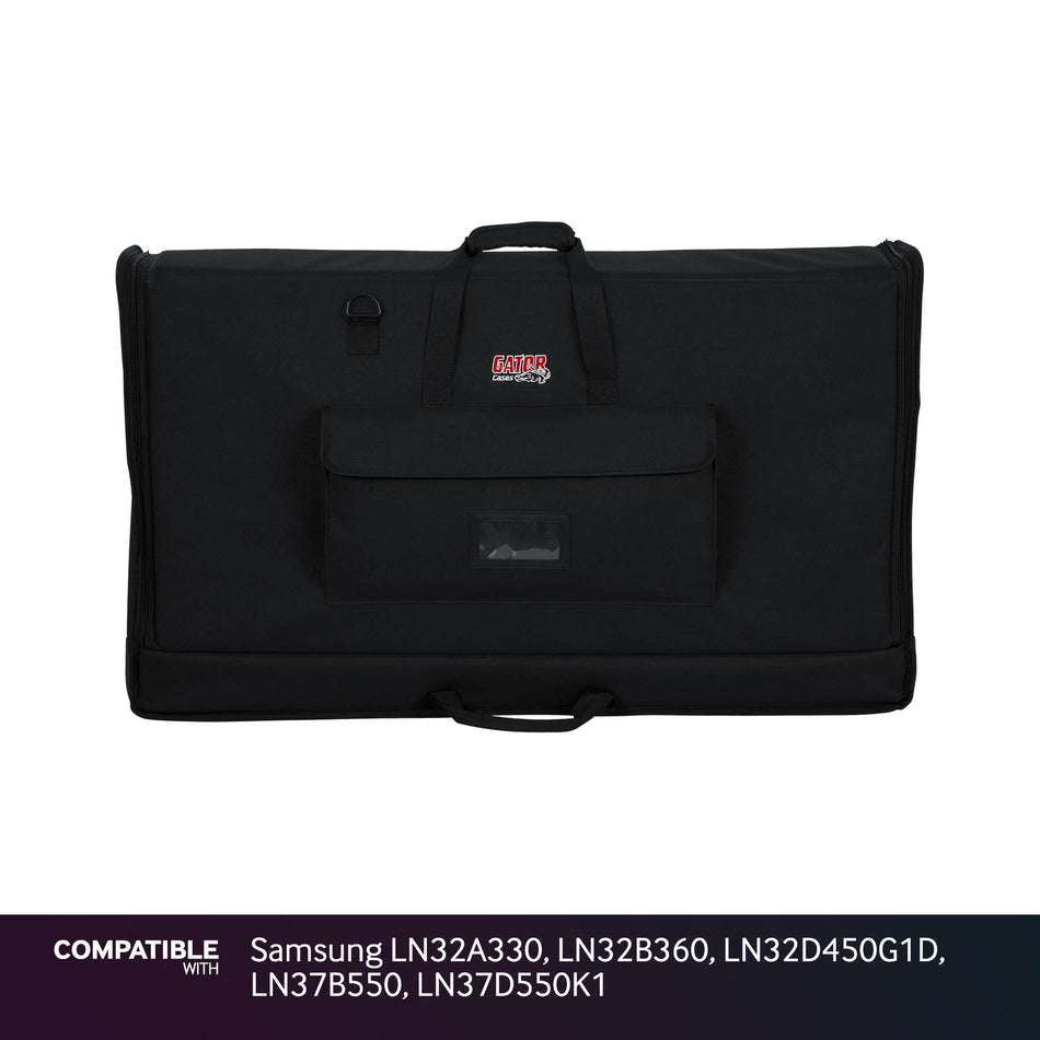 Gator LCD Screen Gig Bag for Samsung LN32A330, LN32B360, LN32D450G1D, LN37B550, LN37D550K1