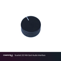 Focusrite Large Monitor Knob for Scarlett 2i2 (4th Gen) Audio Interface