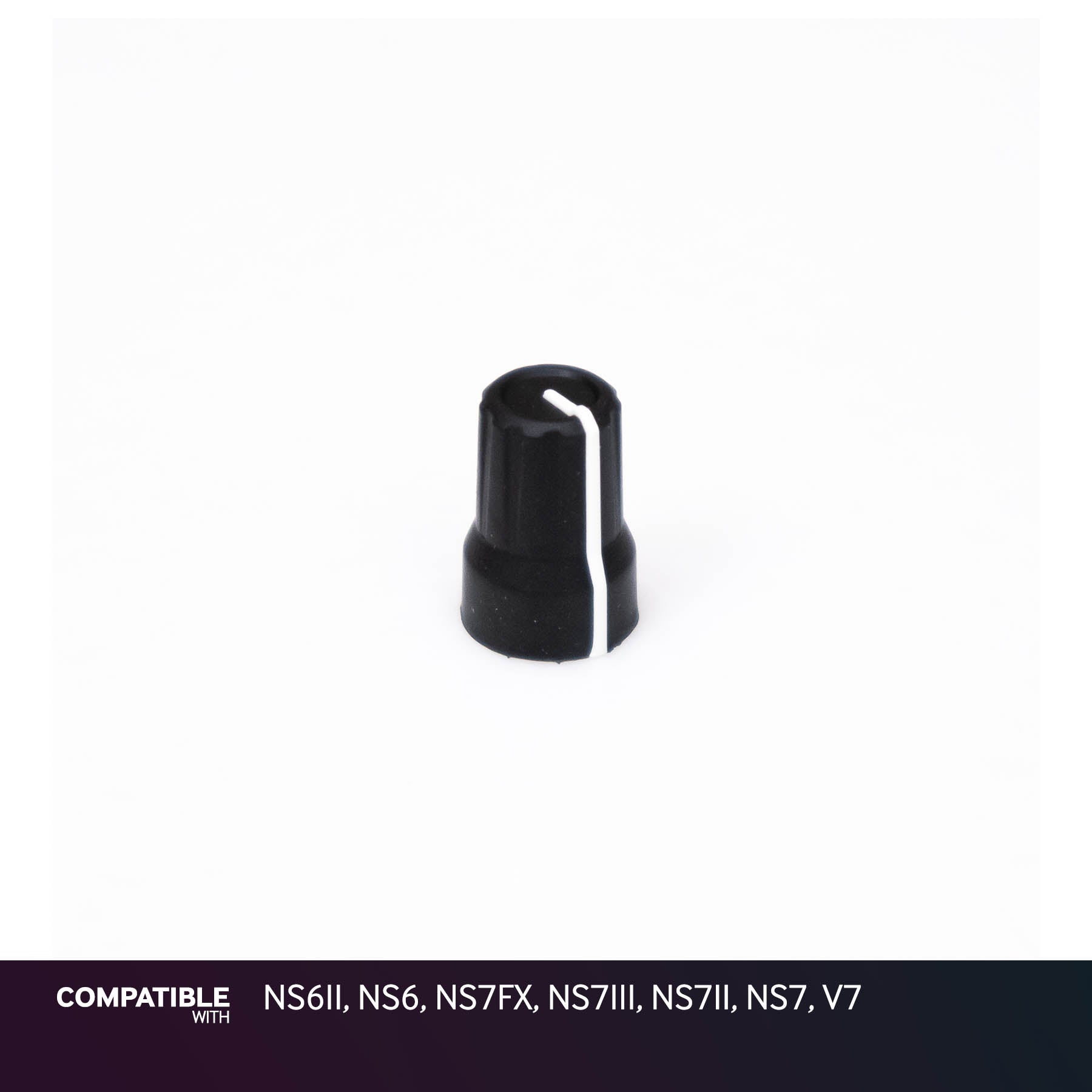 Numark Black Start/Stop Knob for NS6II, NS6, NS7FX, NS7III, NS7II, NS7, V7