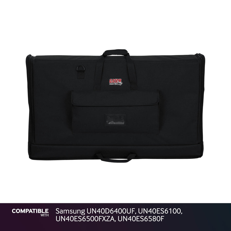 Gator LCD Screen Gig Bag for Samsung UN40D6400UF, UN40ES6100, UN40ES6500FXZA, UN40ES6580F