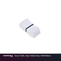 Mackie White Fader Cap with Black Line for Onyx 1220i , Onyx 1620i, Onyx 1640i Mixers