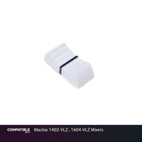 White Fader Cap with Line for Mackie 1402-VLZ , 1604-VLZ Mixers