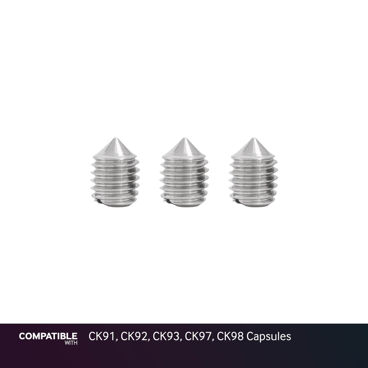 AKG Grub Set Screw Set for CK91, CK92, CK93, CK97, CK98 Capsules