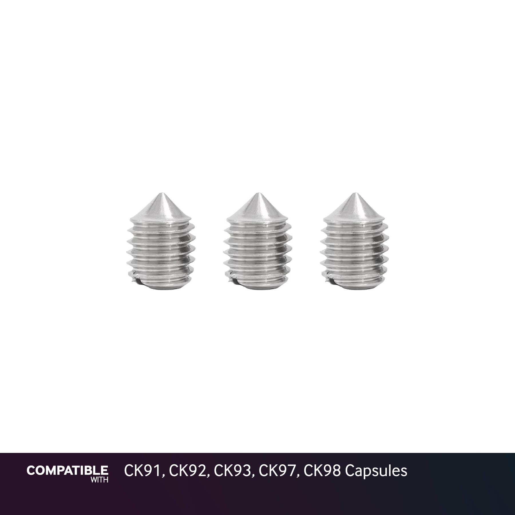 AKG Grub Set Screw Set for CK91, CK92, CK93, CK97, CK98 Capsules