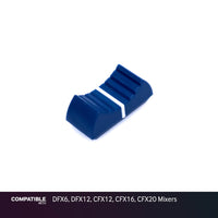 Mackie Blue Fader Cap with White Line for DFX6, DFX12, CFX12, CFX16, CFX20 Mixers