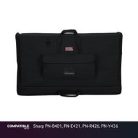 Gator LCD Screen Gig Bag for Sharp PN-B401, PN-E421, PN-R426, PN-Y436