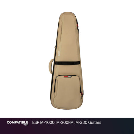 Gator Tan ICON Case for ESP M-1000, M-200FM, M-330 Guitars