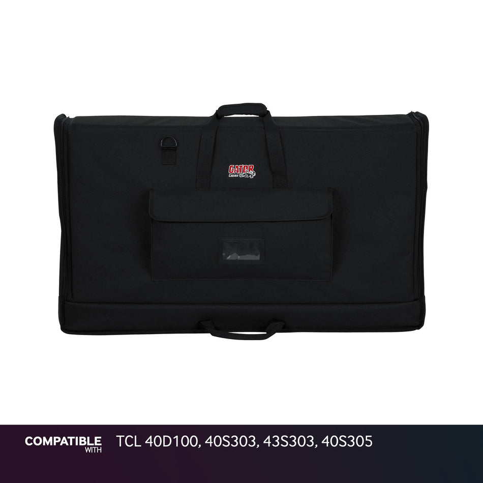 Gator LCD Screen Gig Bag for TCL 40D100, 40S303, 43S303, 40S305