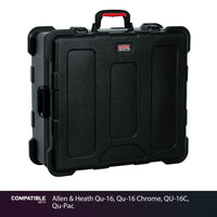 Gator Pop-Up Mixer Case for Allen & Heath Qu-16, Qu-16 Chrome, QU-16C, Qu-Pac