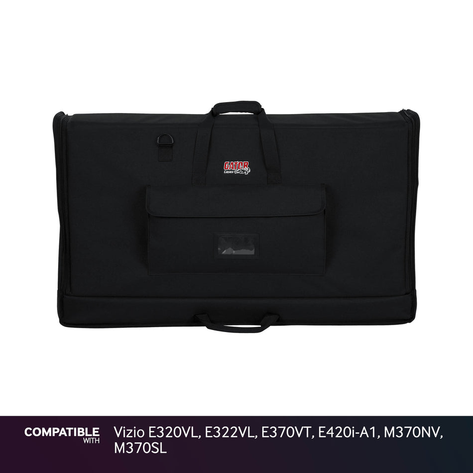 Gator LCD Screen Gig Bag for Vizio E320VL, E322VL, E370VT, E420i-A1, M370NV, M370SL