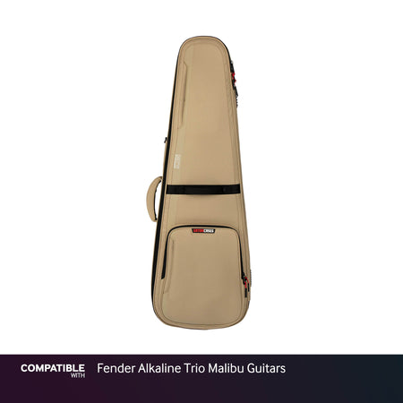 Gator Tan ICON Case for Fender Alkaline Trio Malibu Guitars