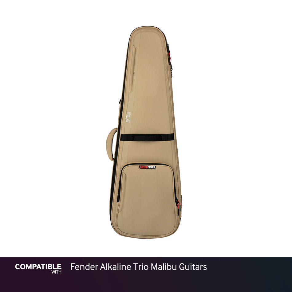 Gator Tan ICON Case for Fender Alkaline Trio Malibu Guitars