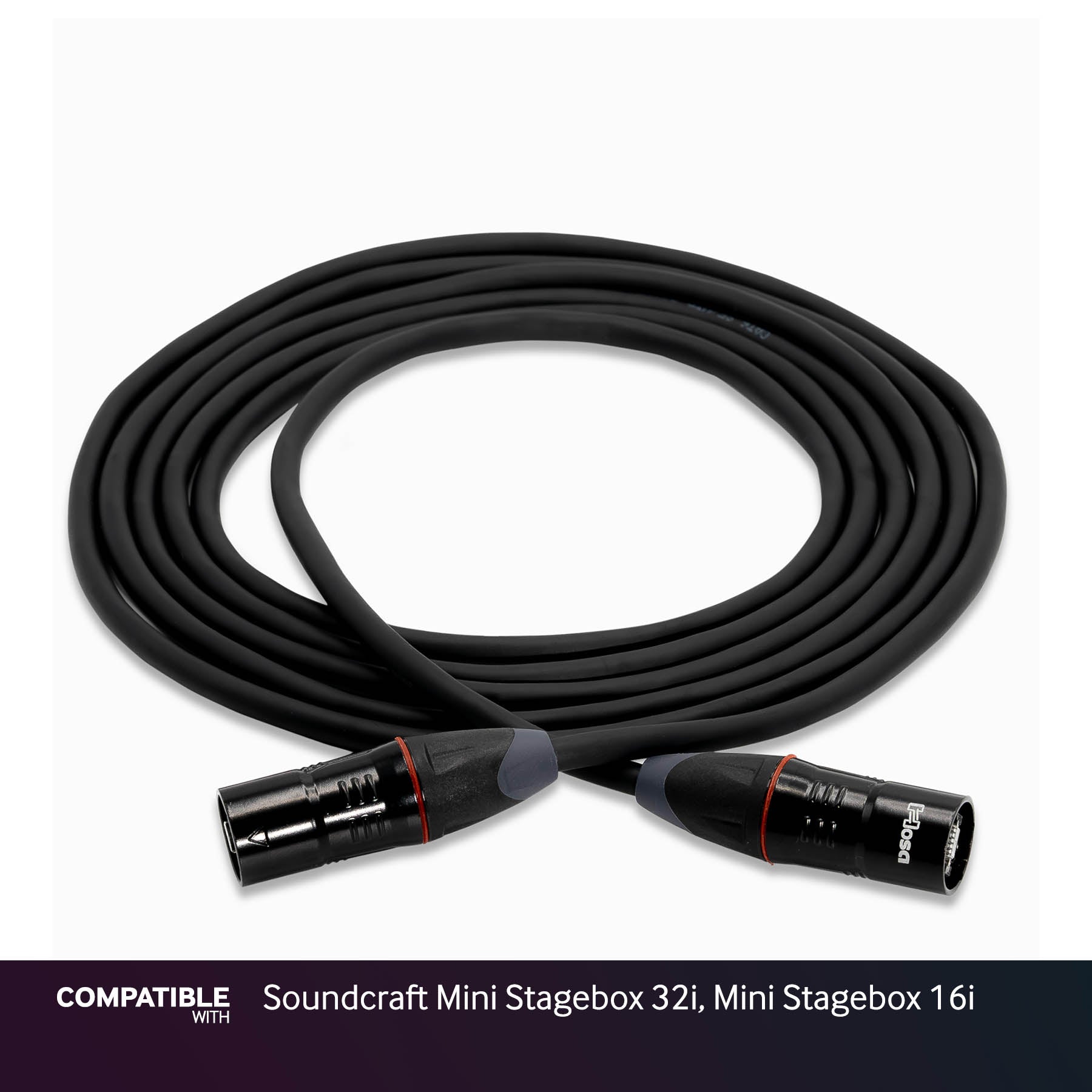 Hosa 100-foot EtherCON Cable for Soundcraft Mini Stagebox 32i, Mini Stagebox 16i
