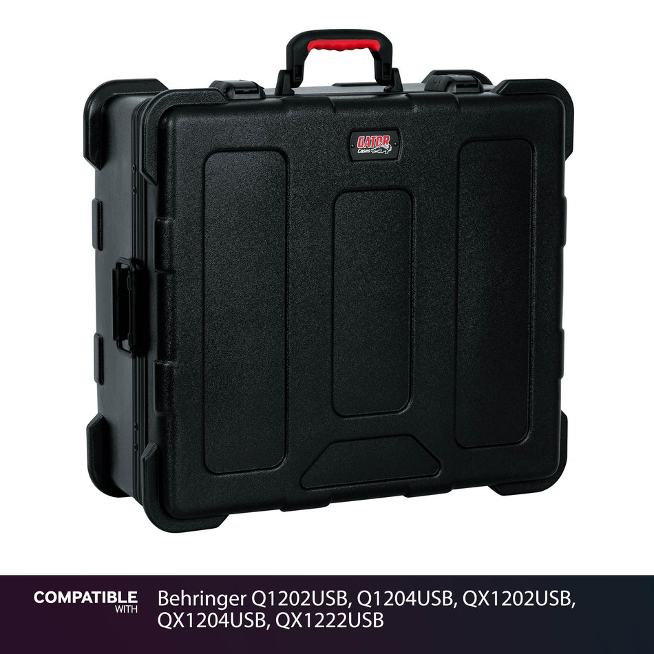 Gator Pop-Up Mixer Case for Behringer Q1202USB, Q1204USB, QX1202USB, QX1204USB, QX1222USB