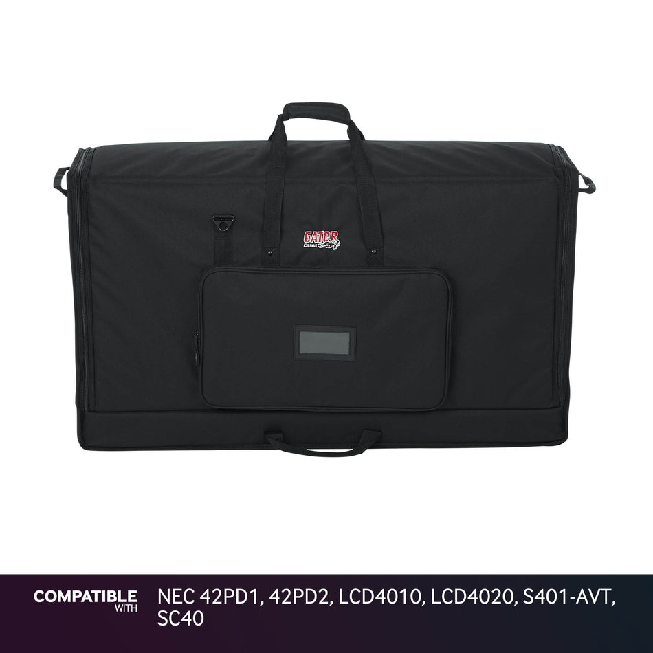 Gator LCD Screen Gig Bag for NEC 42PD1, 42PD2, LCD4010, LCD4020, S401-AVT, SC40