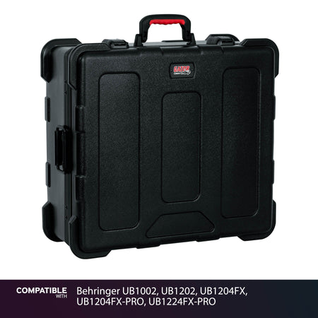 Gator Pop-Up Mixer Case for Behringer UB1002, UB1202, UB1204FX, UB1204FX-PRO, UB1224FX-PRO