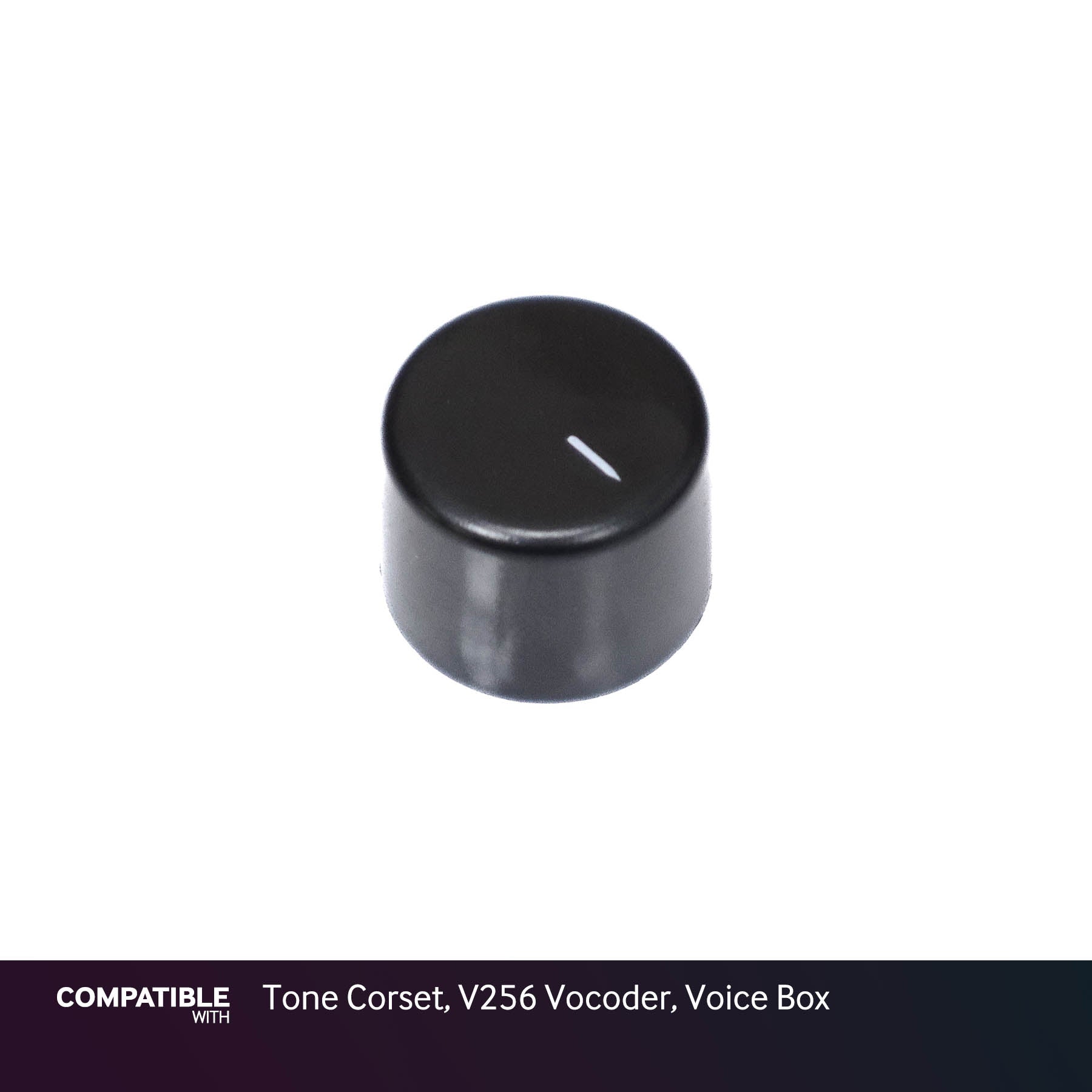 Electro-Harmonix Black Knob for Tone Corset, V256 Vocoder, Voice Box