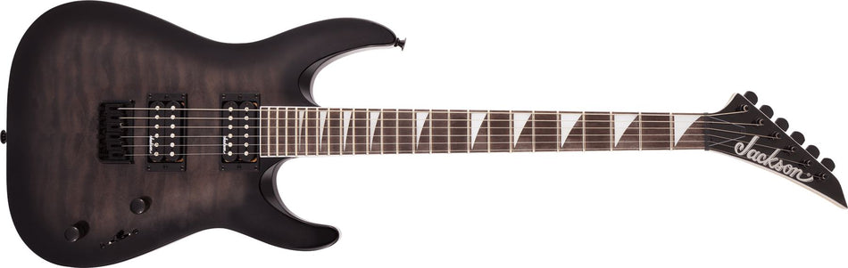 DNLC - Jackson JS Series Dinky Arch Top JS32Q DKA HT Electric Guitar, Transparent Black Burst