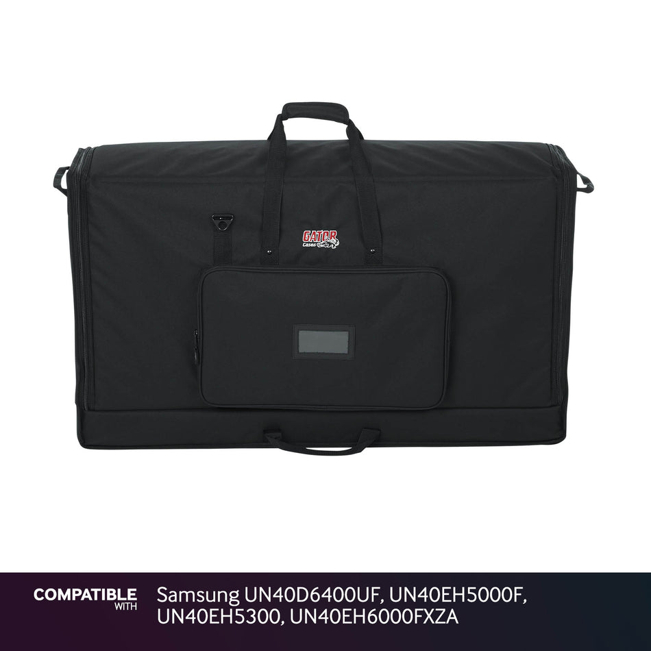 Gator LCD Screen Gig Bag for Samsung UN40D6400UF, UN40EH5000F, UN40EH5300, UN40EH6000FXZA
