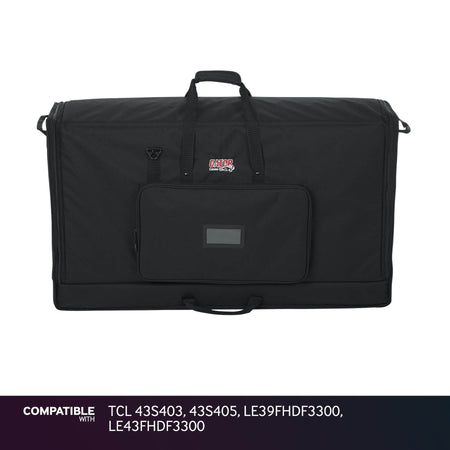 Gator LCD Screen Gig Bag for TCL 43S403, 43S405, LE39FHDF3300, LE43FHDF3300