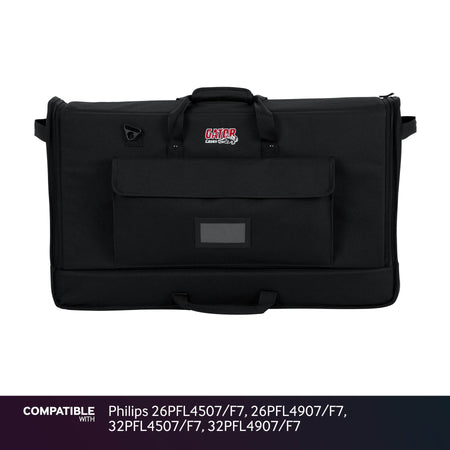 Gator LCD Screen Gig Bag for Philips 26PFL4507/F7, 26PFL4907/F7, 32PFL4507/F7, 32PFL4907/F7