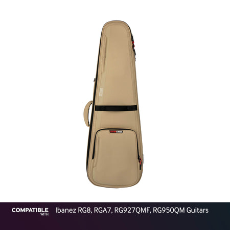 Gator Tan ICON Case for Ibanez RG8, RGA7, RG927QMF, RG950QM Guitars